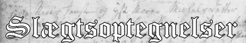slgtsoptegnelser